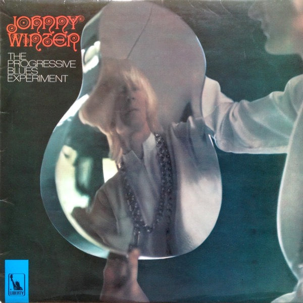 Image of Front Cover of LP - VG/F - JOHNNY WINTER, The Progressive Blues Experiment (Liberty Light and Dark Blue; LBS 83240, UK 1969), Light marks, Hairlines and surface scuffs, Sleeve has a few spots of laminate creasing ,  - 4116087C