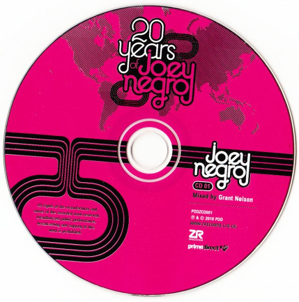 Image of Label Cover of 3xCD - VG+/M - JOEY NEGRO / THE SUNBURST BAND, 20 Years Of Joey Negro / 10 Years Of The Sunburst Band (Z Records; PDDZCD001, UK 2010, Gatefold), slight storage wear to corners of case,  - 2156180S