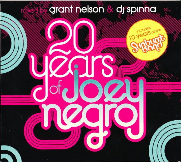 Image of Front Cover of 3xCD - VG+/M - JOEY NEGRO / THE SUNBURST BAND, 20 Years Of Joey Negro / 10 Years Of The Sunburst Band (Z Records; PDDZCD001, UK 2010, Gatefold), slight storage wear to corners of case,  - 2156180S