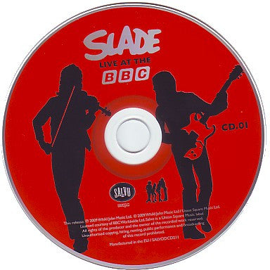 Image of Label Cover of 2xCD - VG+/VG+ - SLADE, Live At The BBC (Salvo ; SALVODCD211, UK 2009, Gatefold, Booklet), ,  - 3656005S