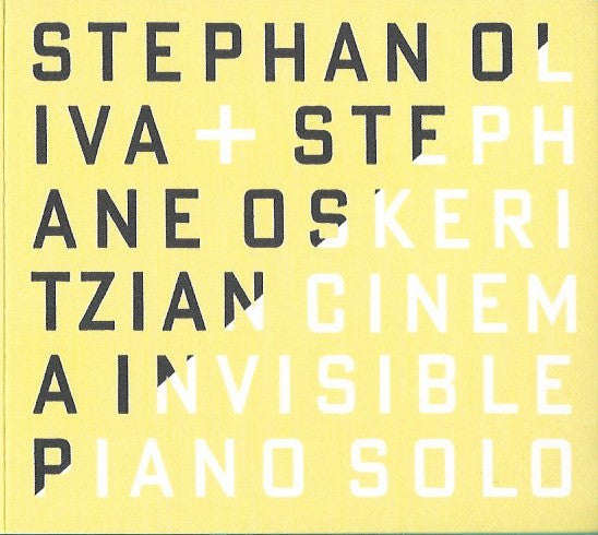 Image of Front Cover of 0213053C: CD - STEPHAN OLIVA + ST PHANE OSK RITZIAN, Cinema Invisible - Piano Solo ((Illusi; ILL 313008, France 2018)   EX/EX