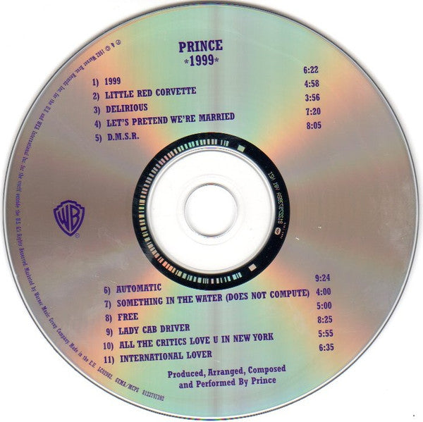 Image of Label Cover of 0255112S: 5xCD - PRINCE, Original Album Series (Warner Bros. Records; 8122797392, Europe 2012, Box Set) Still In Shrinkwrap  EX/M