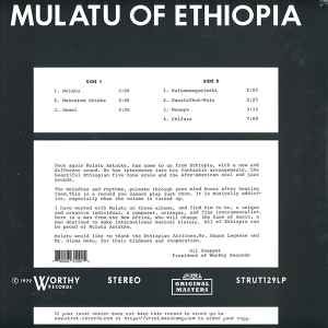 Image of Back Cover of 4254548S: LP - MULATU ASTATKE, Mulatu of Ethiopia (Strut; STRUT129LP, US 2017 Reissue)   NEW/NEW