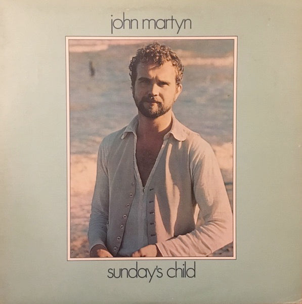Image of Front Cover of LP - G+/VG - JOHN MARTYN, Sunday's Child (Island Orange Sunset, Blue Rim; ILPS 9296, UK 1977 Reissue, Inner), Heavy Edge and Ring Wear, Writing On Inner,  - 4326106E
