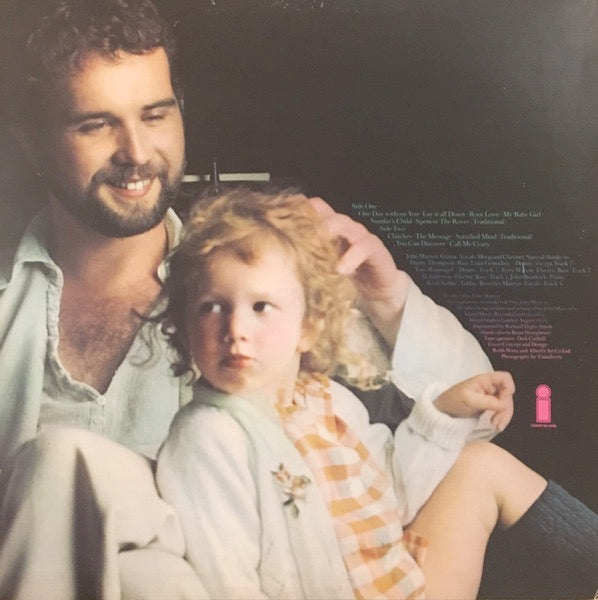 Image of Back Cover of LP - G+/VG - JOHN MARTYN, Sunday's Child (Island Orange Sunset, Blue Rim; ILPS 9296, UK 1977 Reissue, Inner), Heavy Edge and Ring Wear, Writing On Inner,  - 4326106E