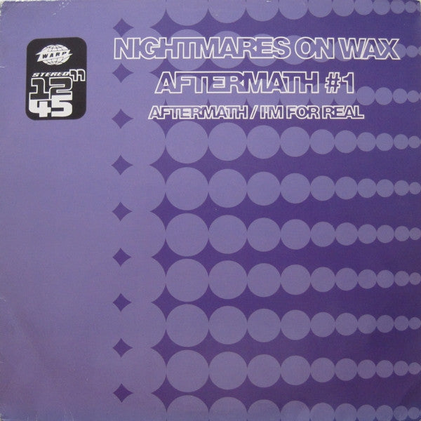 Image of Front Cover of 12" - VG+/VG+ - NIGHTMARES ON WAX, Aftermath / I'm For Real (Rough Trade; RTD 150.1113.0, Germany 1990, Picture Sleeve), ,  - 2916058C