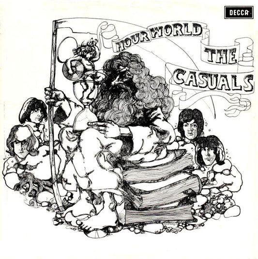 Image of Front Cover of 4544103S: LP - CASUALS, Hour World (Decca Blue Unboxed; SKLR5001, UK 1969, Stereo)   VG+/VG+