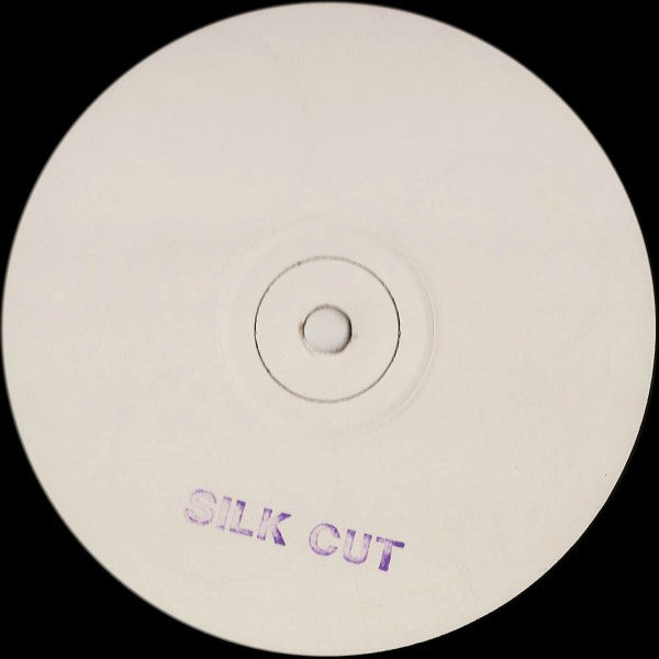 Image of Front Cover of 1214302C: 12" - SILK CUT, Don't You Wanna' Go / Let Off (Not On Label; BF 1, UK 1991, Stamped White Label) Writing on label  /G+