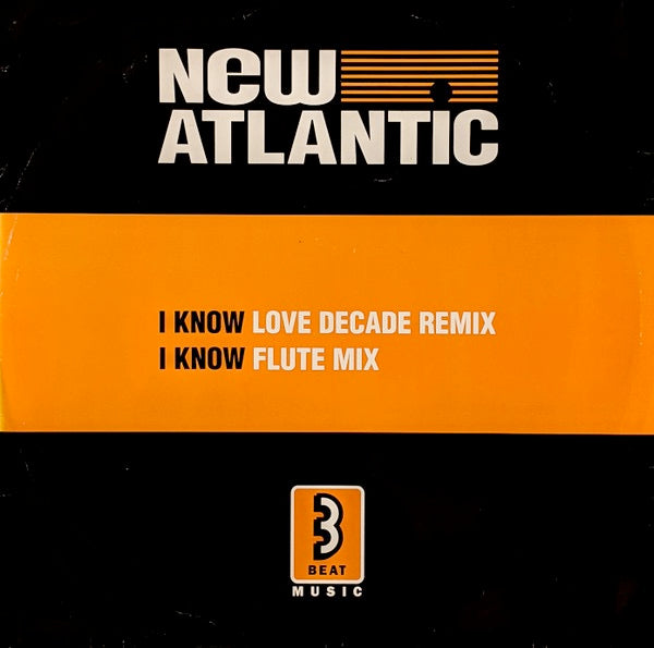 Image of Front Cover of 12" - VG/G+ - NEW ATLANTIC, I Know (3 Beat Music; 3BTT1, UK 1992, Promo, Picture Sleeve), General wear to sleeve. Disc has light marks and scuffs.,  - 3316625C