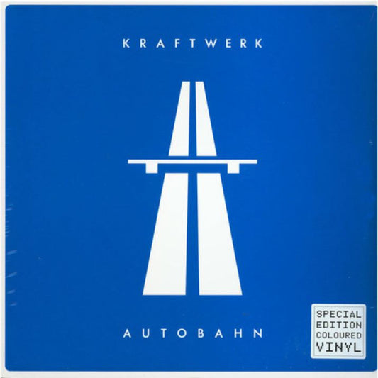 Image of Front Cover of LP - EX/VG - KRAFTWERK, Autobahn (Kling Klang; 50999 9 66014 1 9, Europe 2020 Reissue, Inner & Booket, 180g Translucent Blue Vinyl), Still In Opened Shrinkwrap With Hype Sticker,  - 3216042C