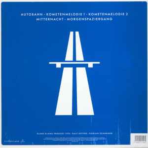Image of Back Cover of LP - VG/VG+ - KRAFTWERK, Autobahn (Kling Klang; 50999 9 66014 1 9, Europe 2020 Reissue, Inner & Booket, 180 Gram Blue Translucent Vinyl), Spine creases, still in opened shrinkwrap,  - 2546154S