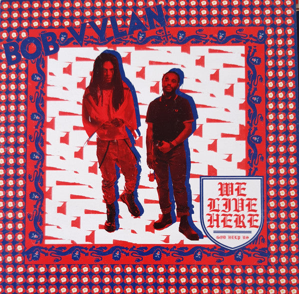 Image of Front Cover of LP - VG+/VG+ - BOB VYLAN, We Live Here (Venn Records; Venn 045, UK 2020, Picture Sleeve, Insert, Limited Edition of 800, White Vinyl), ,  - 1926407E