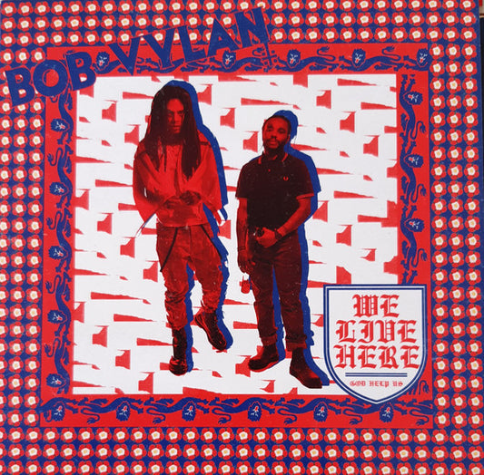 Image of Front Cover of LP - VG+/VG+ - BOB VYLAN, We Live Here (Venn Records; Venn 045, UK 2020, Picture Sleeve, Insert, Limited Edition of 800, White Vinyl), ,  - 1926407E