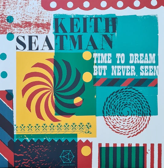 Image of Front Cover of 4644291S: LP - KEITH SEATMAN, Time To Dream But Never Seen (Castles in Space; CIS042, UK 2020, Insert, Split red/yellow vinyl) Strong VG+  VG+/VG+