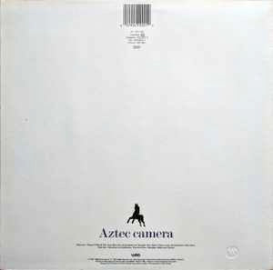 Image of Back Cover of LP - VG+/G+ - AZTEC CAMERA, Love (WEA; WX 128, Europe 1987, Inner, Three Lines Of Rim Text.), Promo sticker on rear sleeve.,  - 3116108C
