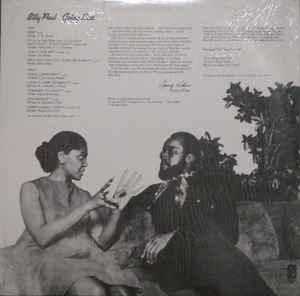 Image of Back Cover of LP - EX/VG+ - BILLY PAUL, Going East (PIR; Z30580, US Reissue, Picture Sleeve), ,  - 2126110E