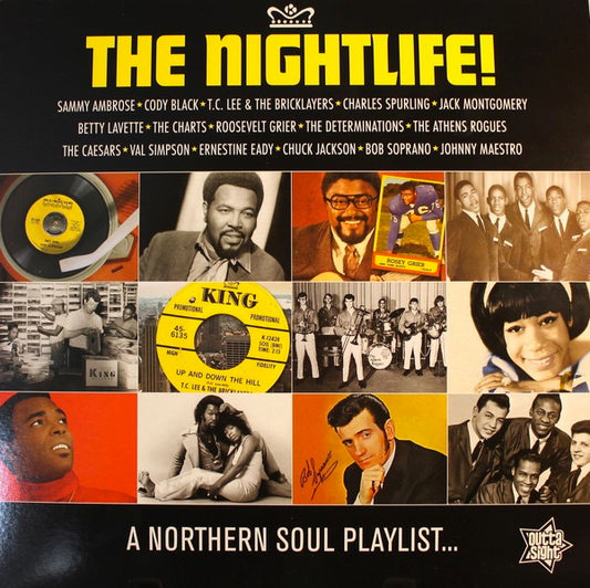 Image of Front Cover of 3433051E: LP - VARIOUS, The Nightlife! (A Northern Soul Playlist...) (Outta Sight; OSVLP022, UK 2019)   NEW/NEW