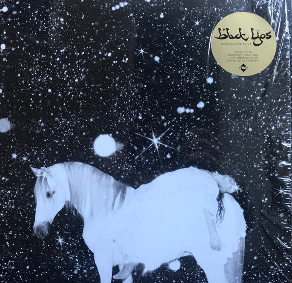 Image of Front Cover of LP - VG/VG+ - THE BLACK LIPS, Apocalypse Love (Fire Records ; FIRELP666, Germany 2022, Embossed Sleeve With Metallic Ink, Inner & Insert, Postcard, Violet Transparent Vinyl), Light cover wear,  - 3646133S