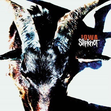 Image of Front Cover of 2xLP - VG+/VG+ - SLIPKNOT, Iowa (; 0075678645716,  2022 Reissue, Metallic Gatefold, 2 Inners, Translucent Green Vinyl), ,  - 3226140E