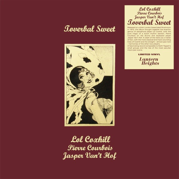 Image of Front Cover of 2353390S: LP - LOL COXHILL, PIERRE COURBOIS, JASPER VAN'T HOF, Toverbal Sweet (Lantern Heights; LANRH004, Europe 2022 Reissue, Ltd to 500 copies)   NEW/NEW