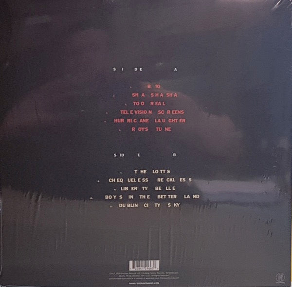 Image of Back Cover of LP - VG+/VG+ - FONTAINES D.C., Dogrel (Partisan Records ; PTKF2166-1, UK, Europe & US 2019, Inner, Yellow Vinyl, 1st Pressing), ,  - 1746195S