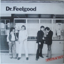 Image of Front Cover of 3524350E: LP - DR FEELGOOD, Malpractice (Grand; GRAND09, UK 2016 Reissue, Red Vinyl) Strong VG  VG+/VG