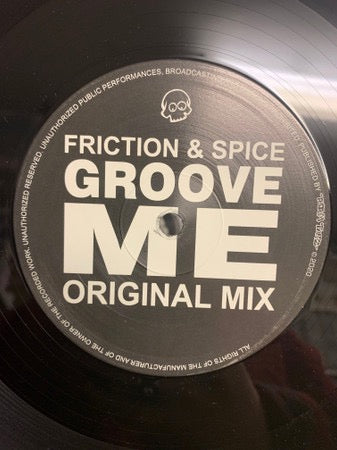 Image of Front Cover of 3613005C: 12" - FRICTION & SPICE, Groove Me (Original Mix) / Groove Me  (UFO Project Remix) /  Groove Me (Bonus Beats) (Totem Tanz Records; TT015N, Spain 2021, Plain Sleeve)   /VG+