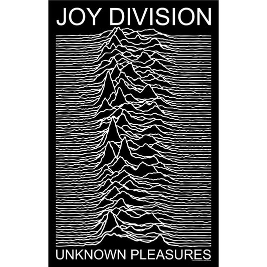 Image of Front Cover of 4414142C: Accessories - JOY DIVISION, Unknown Pleasures Poster (61 x 91.5cm; ,  )   NEW/NEW