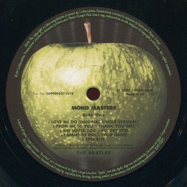 Image of Label Cover of 3xLP - VG+/EX - THE BEATLES, Mono Masters (UMC; 3773451, UK 2014 Reissue, Tripe Gatefold, 180 Gram Vinyl Mono), Some Very Light Marks On Sleeve,  - 3646354S