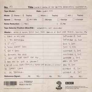 Image of Back Cover of 0553755S: LP - MICAH P HINSON, Micah P. Hinson At The British Broadcasting Corporation (Full Time Hobby; FTH310LP, UK 2018, Inner, Download Code)   NEW/NEW