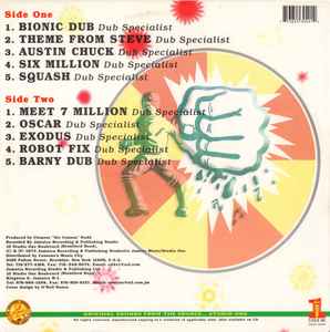 Image of Back Cover of LP - VG/VG - DUB SPECIALIST, Bionic Dub (Studio One; SOLP 3049, US Reissue), Issues with this pressing (all copies the same) and it skips in places. Sleeve has scuffs and stains; bumped corner,  - 3916263C