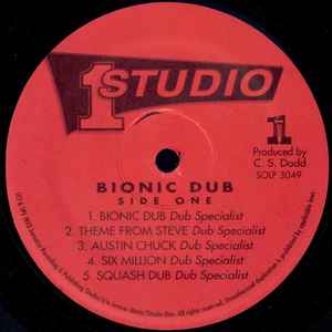 Image of Label Cover of LP - VG/VG - DUB SPECIALIST, Bionic Dub (Studio One; SOLP 3049, US Reissue), Issues with this pressing (all copies the same) and it skips in places. Sleeve has scuffs and stains; bumped corner,  - 3916263C