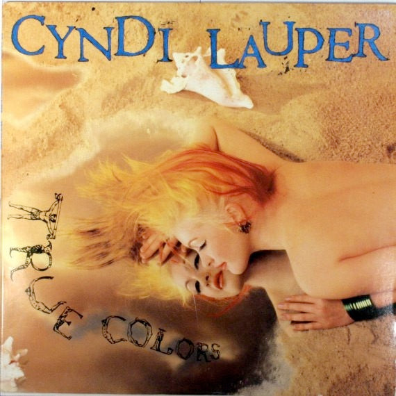 Image of Front Cover of LP - VG+/VG - CYNDI LAUPER, True Colors (Portrait; PRT 26948, UK 1986, Inner), ,  - 3446338S