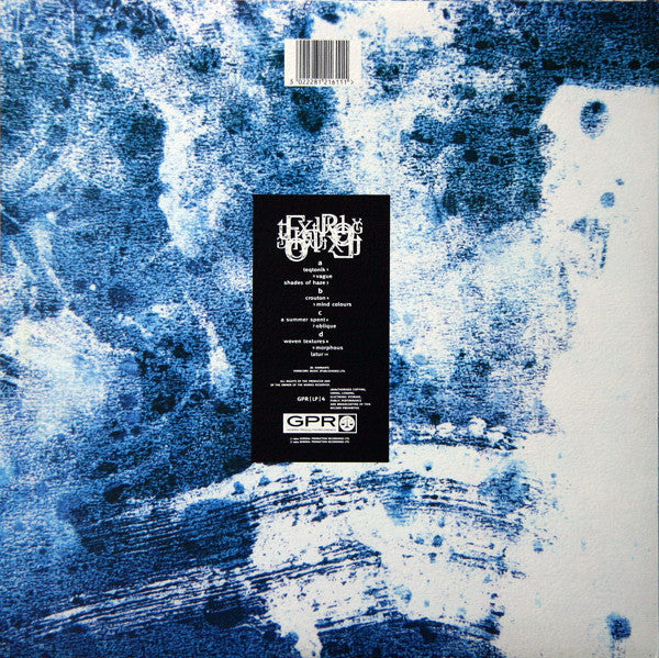 Image of Back Cover of 2724324E: 2xLP - BEAUMONT HANNANT, Texturology (General Production Recordings; GPR|LP|4, UK 1994, Textured Sleeve, 2 Inners) Slight creasing and a couple of tiny stains to sleeve. Light marks/scuffs to record  VG+/VG