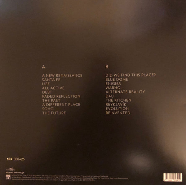 Image of Back Cover of 0653056S: LP - HUGAR, Music For The Motion Picture The Vasulka Effect (Music On Vinyl; MOVATM304, Netherlands 2020, Inner, Limited Edition of 500 Gold Vinyl)   NEW/NEW