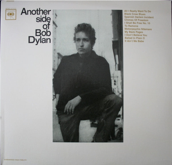 Image of Front Cover of 2524190E: LP - BOB DYLAN, Another Side Of Bob Dylan (Sundazed Music; LP 5121, US 2002 Reissue, Mono, 180 Gram Vinyl) Strong VG+, Still In Stickered Shrinkwrap  EX/VG+