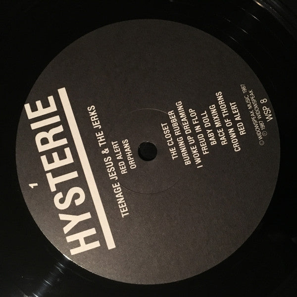 Image of Label Cover of 2xLP -  - LYDIA LUNCH, Hysterie (Widowspeak; WSP8, UK 1987, Embossed Sleeve With Metallic Ink, 2 Inners And Insert, No Poster), ,  - 3126140E
