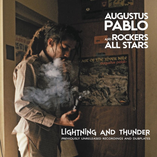 Image of Front Cover of 5114442C: LP - AUGUSTUS PABLO AND ROCKERS ALL STARS, Lightning And Thunder (Onlyroots Records; DOLP01, France 2022)   VG+/EX