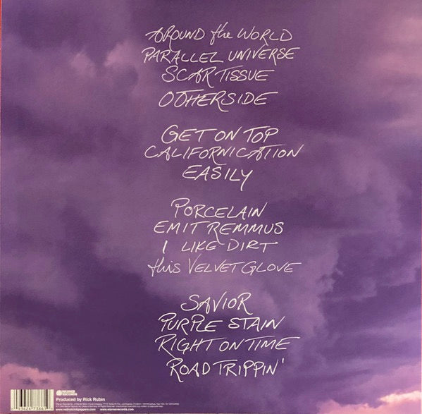 Image of Back Cover of 2xLP - VG+/VG+ - RED HOT CHILI PEPPERS, Californication (Warner Records; 093624738619, Europe 2021 Reissue, Insert), Light hairlines on Disc 1 Side 2.,  - 4226271E