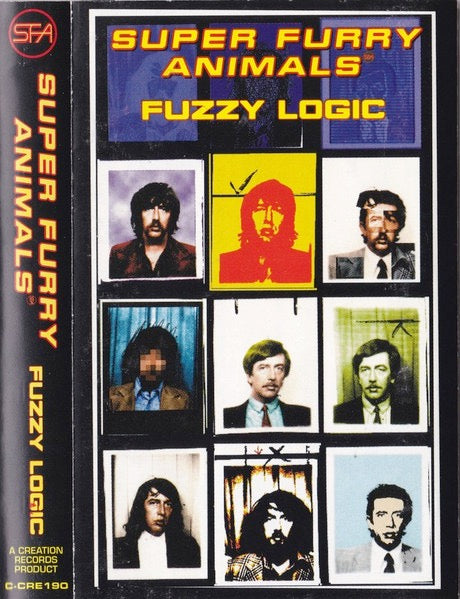 Image of Front Cover of Cassette - VG+/VG+ - SUPER FURRY ANIMALS, Fuzzy Logic (Creation Records; C-CRE 190, UK 1996, J-Card), ,  - 4216146C