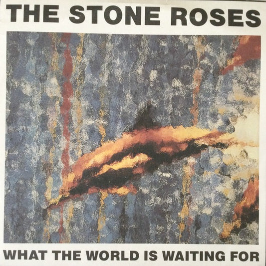 Image of Front Cover of 7" - VG/VG - THE STONE ROSES, What The World Is Waiting For/Fools Gold 4'15 (Silvertone Records; ORE 13, UK 1989, Non-Stickered Sleeve, Silver Injection Labels.), Strong VG, Sticker Damage To Sleeve,  - 2326127E