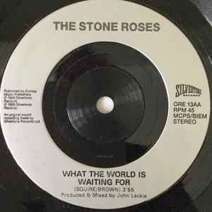 Image of Label Cover of 7" - VG/VG - THE STONE ROSES, What The World Is Waiting For/Fools Gold 4'15 (Silvertone Records; ORE 13, UK 1989, Non-Stickered Sleeve, Silver Injection Labels.), Strong VG, Sticker Damage To Sleeve,  - 2326127E