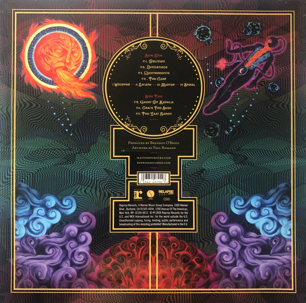 Image of Back Cover of 4234084E: LP - MASTODON, Crack The Skye (Reprise Records; 9362-49790-9, Europe 2018, Insert)   NEW/NEW