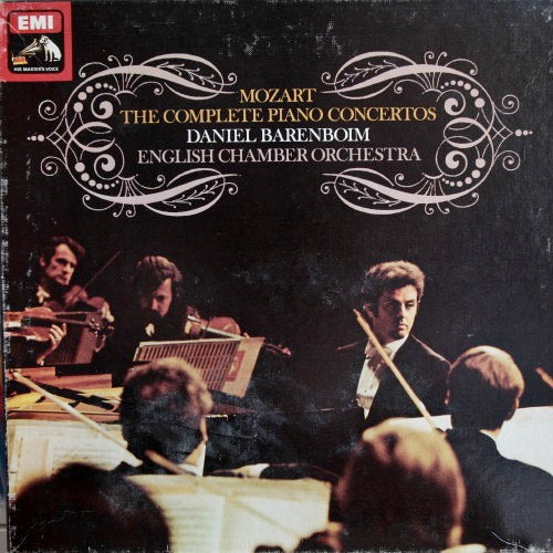 Image of Front Cover of 12xLP - VG+/VG+ - DANIEL BARENBOIM, ENGLISH CHAMBER ORCHESTRA, Mozart: The Complete Piano Concertos (His Master's Voice; SLS 5031, UK 1981, Box Set), ,  - 4326200E