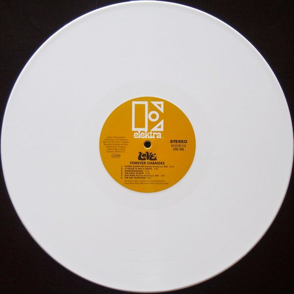 Image of Label Cover of LP - VG+/VG+ - LOVE, Forever Changes (Elektra; 8122797115, Europe 2015 Reissue, White Vinyl), Hype stickered sleeve. Corner bump, light creasing.,  - 2426207E