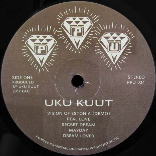 Image of Label Cover of 4344397S: LP - UKU KUUT, Vision Of Estonia (Peoples Potential Unlimited; PPU-034, US 2012, Picture Sleeve) A5 had a heavy mark that clicks. Light marks both sides. Minor edgewear,   VG/G+