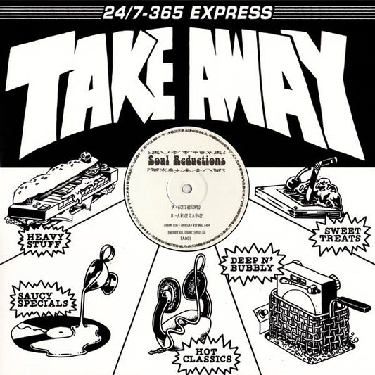 Image of Front Cover of 12" - VG+/VG - SOUL REDUCTIONS, Got 2 Be Loved (Take Away; TA003, UK 2017, Company Sleeve), Light marks only.,  - 1226360E