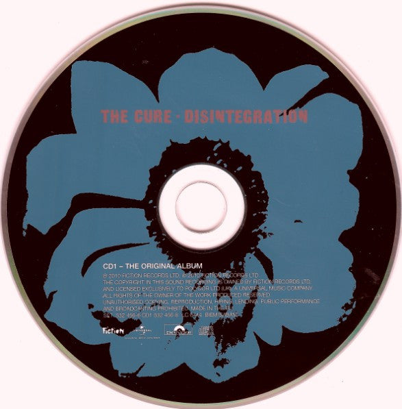 Image of Label Cover of 3xCD - VG/VG+ - THE CURE, Disintegration (Fiction Records; 532 456-6, Europe 2010, Slipcase, Booklet, Deluxe Edition), ,  - 3736075E