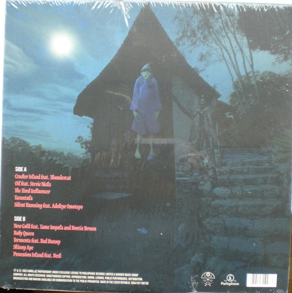 Image of Back Cover of LP - NEW/NEW - GORILLAZ, Cracker Island (Parlophone; 5054197213168, UK 2023, Inner & Insert), ,  - 1616118C