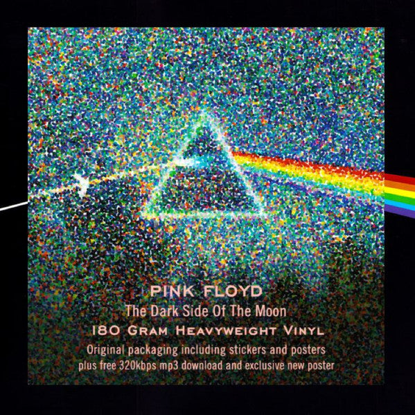 Image of Back Cover of LP - VG+/VG - PINK FLOYD, The Dark Side Of The Moon (EMI; SHVL 804, Europe 2013 Reissue, Gatefold, 3 Posters, 3 Stickers, 40th Anniversary Edition, Emi Copyright Version. 180g ), ,  - 1926030E